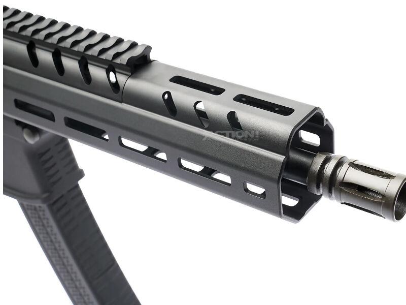 AA/APFG 8" M-Lok MPX Gas Blowback Rifle (Black)