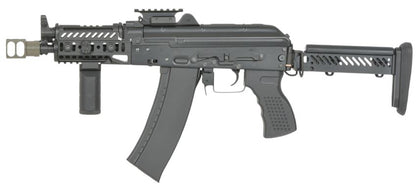 Cyma Platinum AKS74U Tactical AEG Rifle with Eshooter ETU GEN-2 (Black - CM113A)