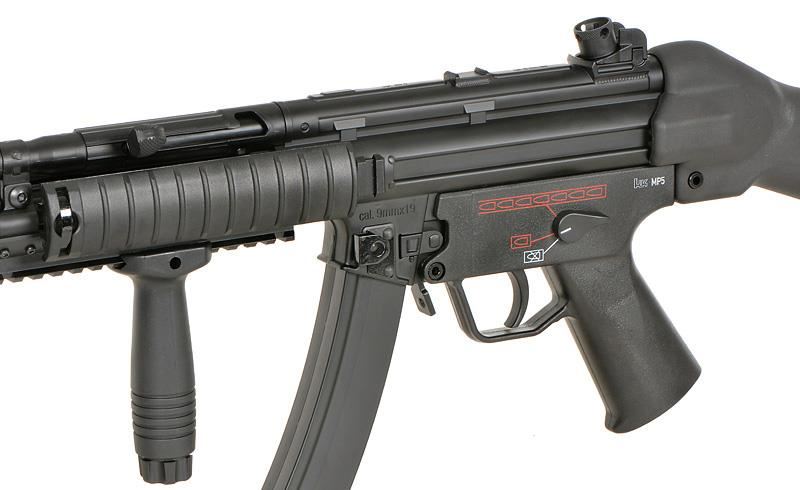 H&K MP5A4 RIS Full Metal AEG with Eshooter ETU GEN-2 (Umarex/Cyma - Black - CM041B)