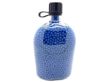 Big Foot Diamond Precision 0.12g - 5000 BB Pellets (Canteen Clear Bottle - 5000 Rounds - Blue)