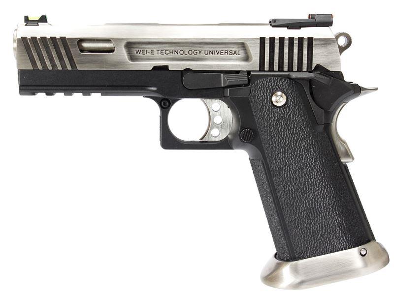 WE HI-CAPA 4.3 Allosaurus GBB Pistol (Silver Silde)