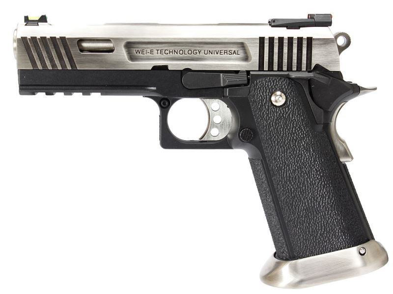 WE HI-CAPA 4.3 Allosaurus GBB Pistol (Silver Silde)