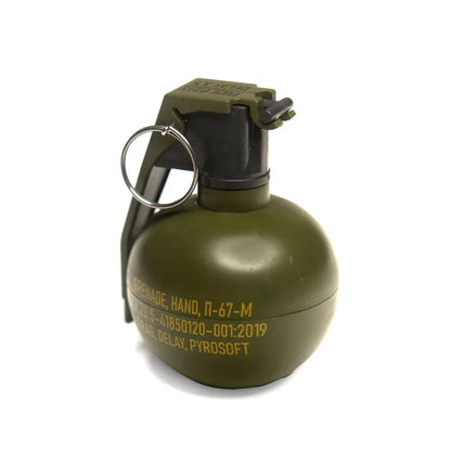 Pyrosoft Airsoft Hand Grenade P-67-M Nato (Chalk - Pack of 10)