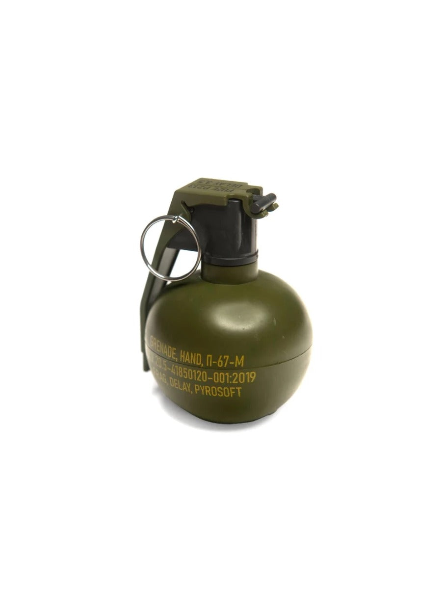 Pyrosoft Airsoft Hand Grenade P-67-M Nato (Chalk - Pack of 1)