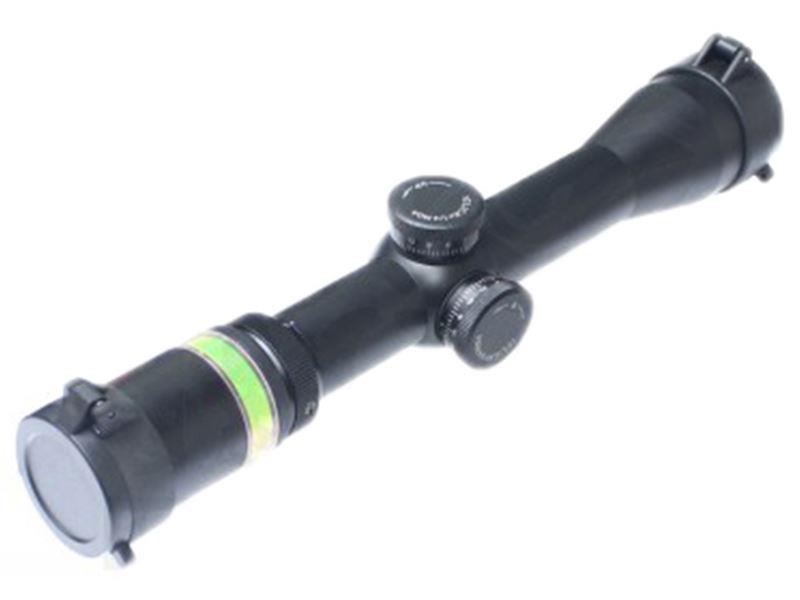 Black Owl Gear 3-9x40 Optic Fibre Scope (BO-SSC3301-BK - Green - Black)