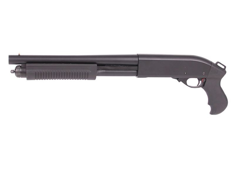 Golden Eagle M870 Breacher Tri-Shot Gas Pump Action Shotgun (Short - Black - M8881 - V2)