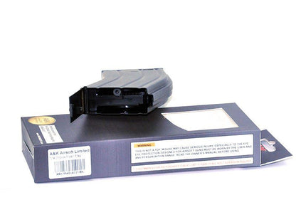 A&K M4 Flash Magazine (Metal - 350 Rounds - Black - A037-BK)