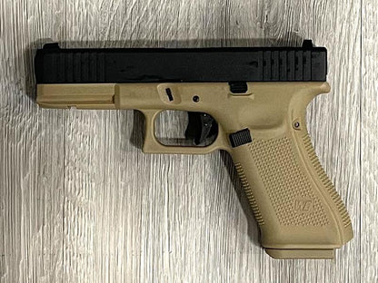 WE 17 Series Gen 5 GBBP MOS Slide (Black/Tan)