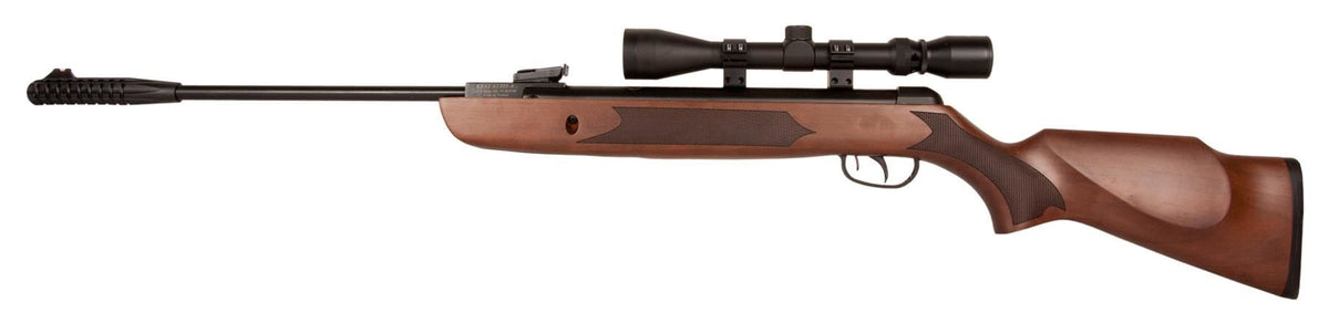 Kral Arms .22/5.5mm Devil Walnut Break-Barrel Air Rifle Combo Package w/ Scope, Bag & Pellets