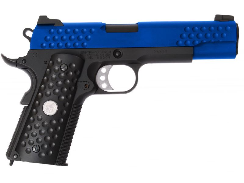 WE Knight Hawk Black 1911 Full Metal GBBP (Blue) (WE-71028-BLUE)