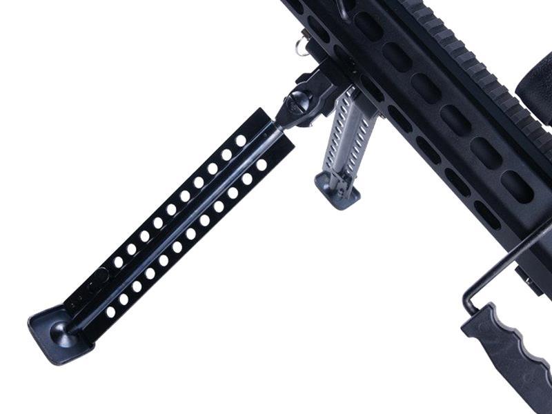 Barrett M82A1 Electric AEG Sniper Rifle with Hunter Scope and Bipod (Snow Wolf - Black - SW-02A)