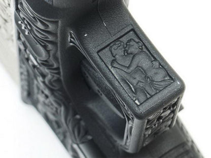 WE 17 Series Gen 3 Gas Blowback Pistol (Ivory Etched)
