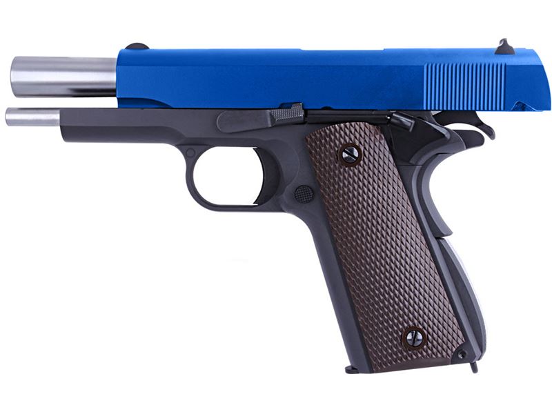 WE - 1911 "Commander" 1943 - Gas Blowback Pistol (Full metal - Grey/Blue)