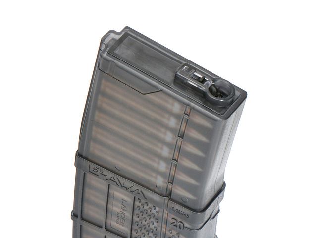 Lancer L5AWM 190-Round Mid-Cap AEG Magazine (Black - CYMA/EMG)