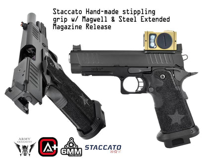 Staccato Licensed P 2011 Gas Blowback T8 Airsoft Pistol (R611-3A)