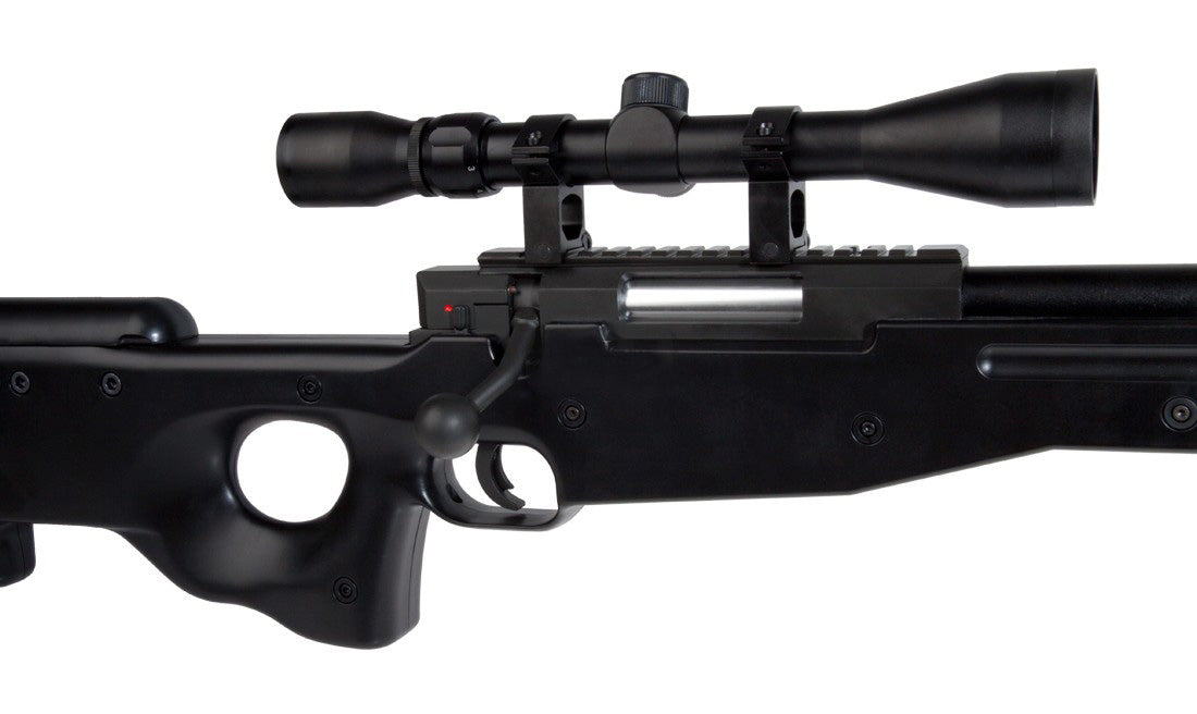 Saigo Defense L96 Sniper Rifle with Hunter Scope and Bipod (Black)