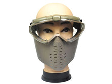 Battleaxe Full Face Goggle with Fan (B28 - Tan)