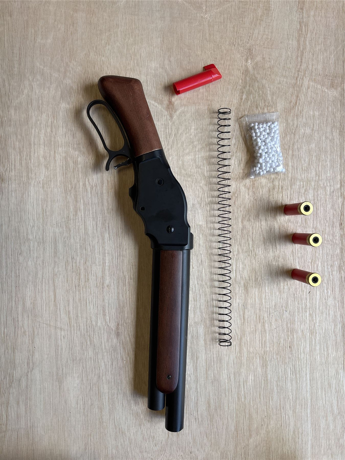 [Boneyard] S&T M1887 Real Wood Gas Shotgun (STGS07S) - Disassembled / in pieces - missing parts unknown