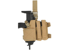 ACM SMG Dropleg Holster (2 Mag. Pouch - Tan)