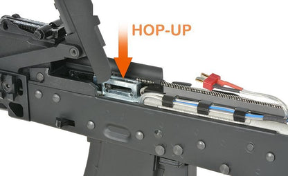 Cyma Platinum AKM Tactical AEG Rifle with Eshooter ETU GEN-2 (Black - CM113)