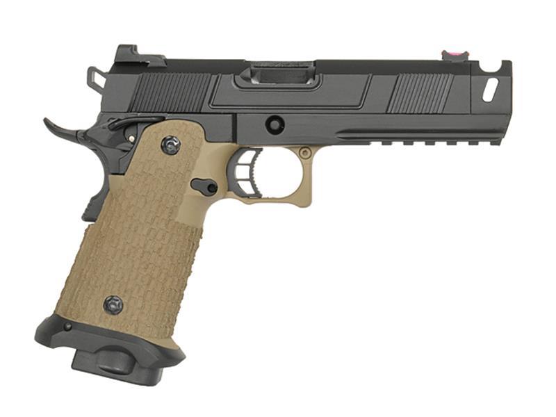 Army Custom 5.1 Hi-Capa with Costa Compensator (Full Metal - Tan - R501)