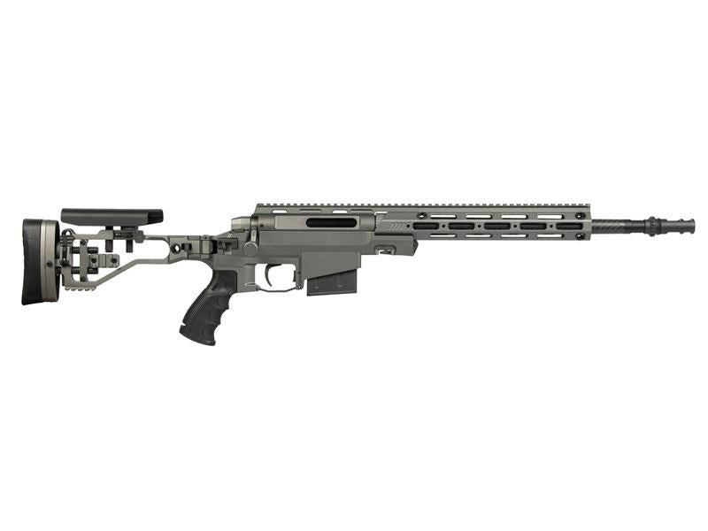 Ares MSR303 Sniper Rifle with Case (Tool-Less Assemble - Spring Powered - Titanium Grey - MSR-303 - MSR-021)