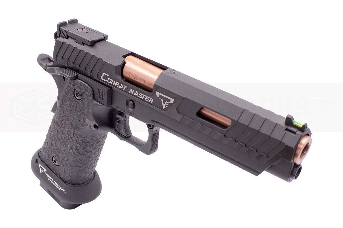 [Air Gun] TTI x EMG 2011 Combat Master Co2 Blowback Pistol (TT-CM0101-AG - 4.5mm/.177)