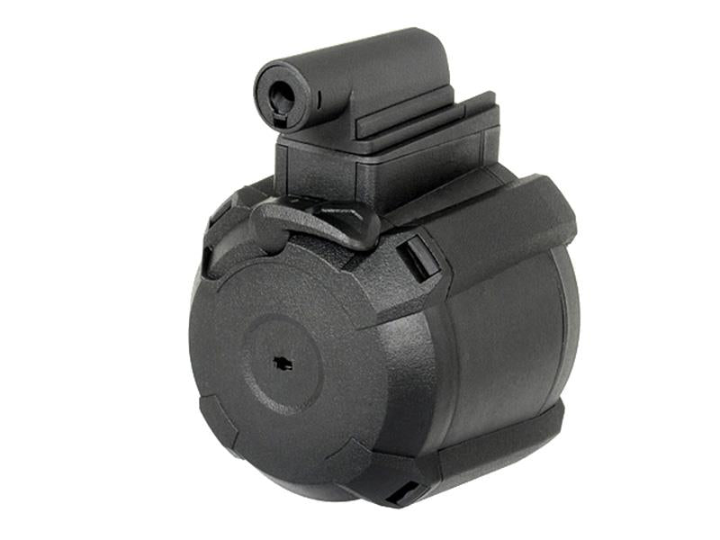 Battleaxe M870 Shotgun to M4 Drum Magazine for M870 Shotguns (Black)