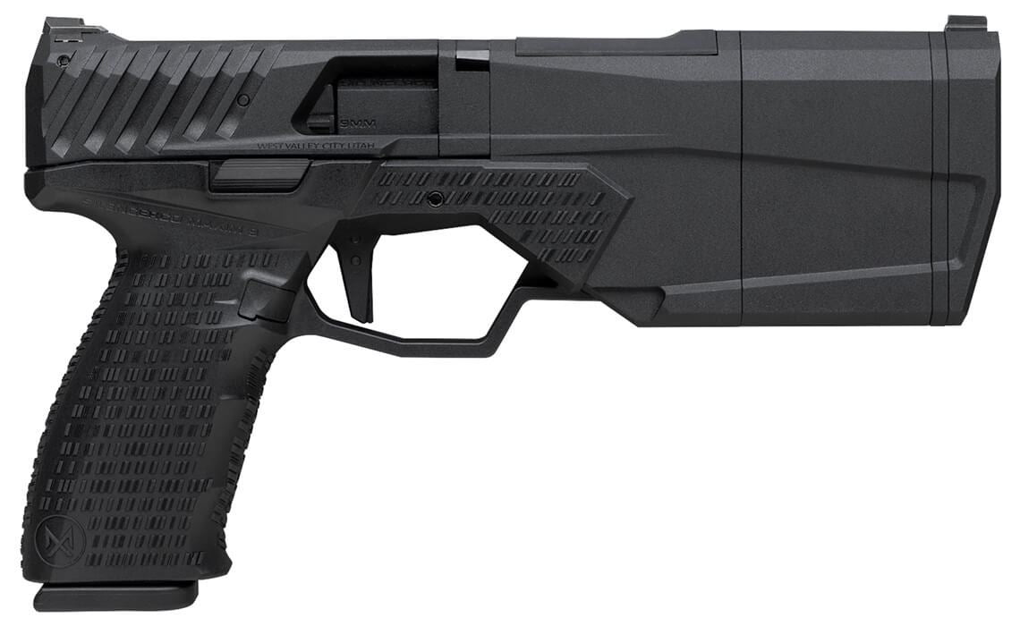 KRYTAC SilencerCo Maxim 9 Integrally Suppressed CO2 Blowback Pistol (Black)