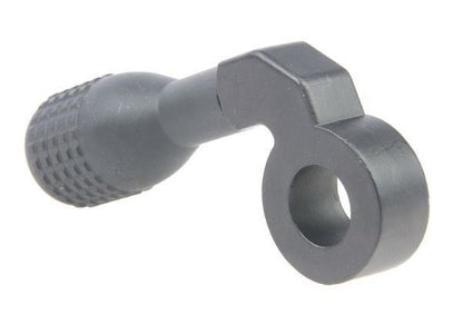 ARES Amoeba Striker Low-Profile Zinc Alloy CNC Cocking Handle (Type B) - Matte Gray (GS-CH-19)