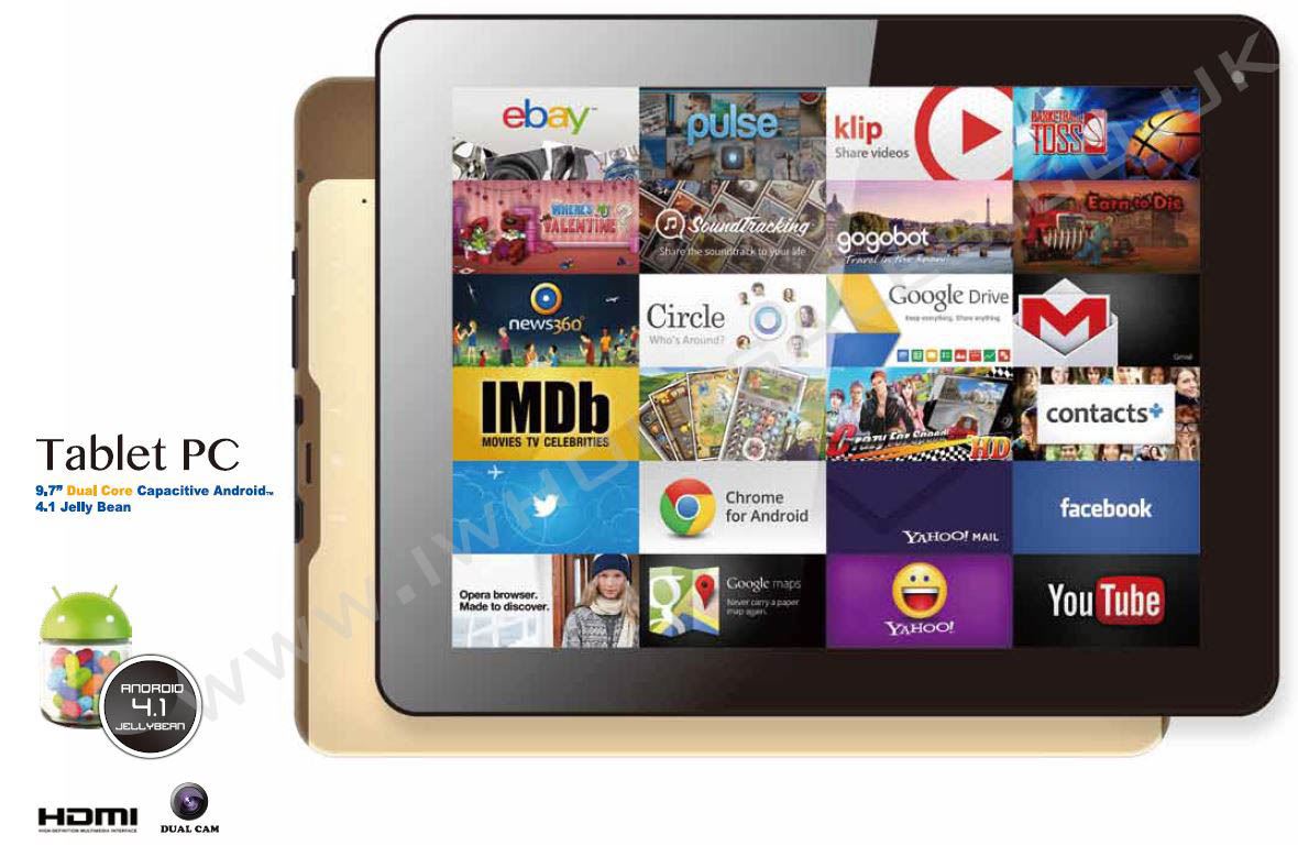 Mr Tab Android Tablet 9.7" MT972