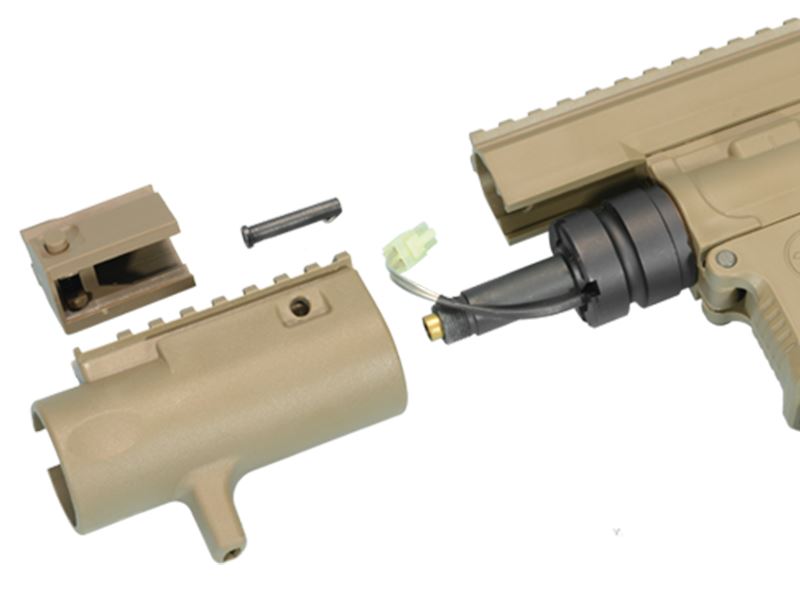 Ares Amoeba Handguard with RIS Rail (Tan)