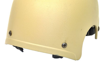 IBH Airsoft Helmet (NAVY SEALS) + NVG Mount (Tan)