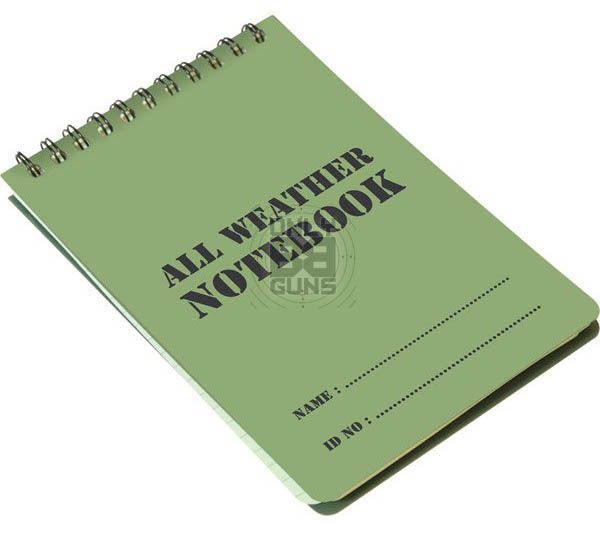A6 WATERPROOF NOTEPAD (KOMBATKIT-A6-WATERPROOF-PAD)
