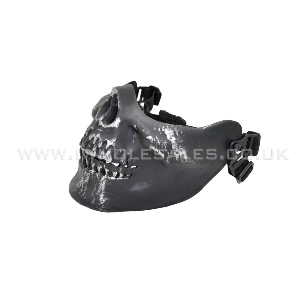 Lower Skull Mask Black