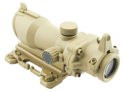 UFC ACOG 4?32 Scope Red/Green Reticle with QD Mount (Tan) (UFC-JA-5319-TAN)