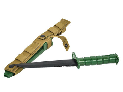 ACM M10 Rubber Bayonet Knife for M4/M16 (Green)