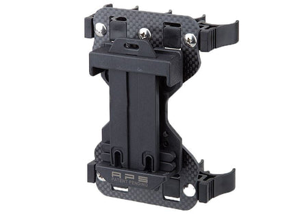 APS 8 Round Shotgun Shell Plate Holder with Belt Loop (Black/Carbone Fire - Caddy)