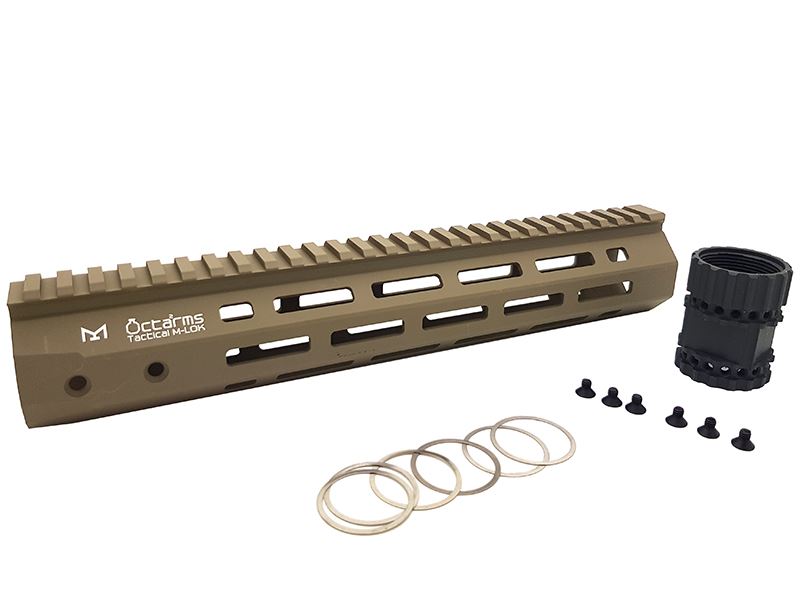 Ares Octa Arms M-Lok System Handguard (Tan - 290mm - ML-003-DE)