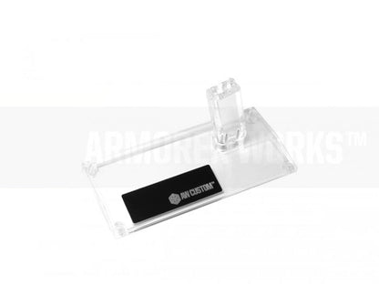 Armorer Works Custom Pistol Stand SGA Acrylic (General Double Stack Pistols - Clear)