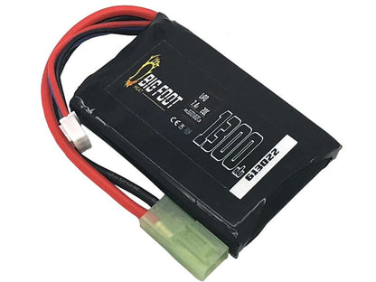 Big Foot Heat Lipo Battery 1300 mAh 7.4v 20c (Square)