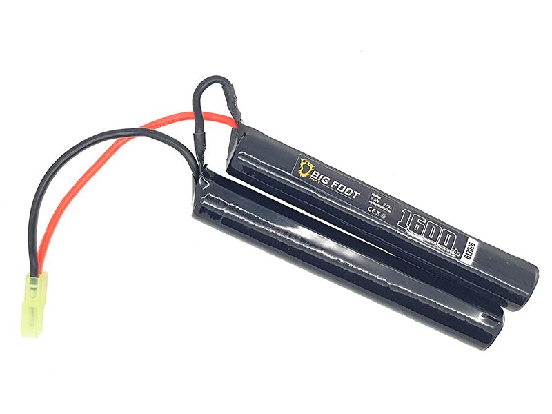 Big Foot Heat NiMH Battery 1600 mAh 2/3a 9.6v (4 + 4 - Nunchuck)