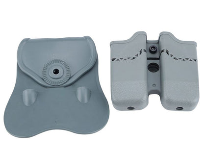 Big Foot 17 Series Double Magazine Pouch (Urban Grey)