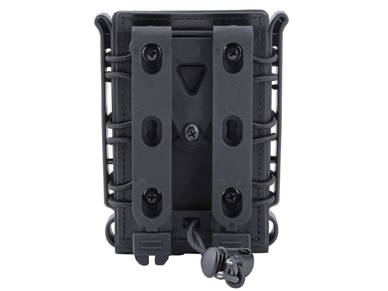 Big Foot M4/AK Fast Magazine Pouch (Polymer - Adjustable Elasticated Retention - Black)