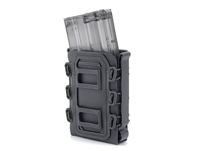Big Foot M4/AK Fast Magazine Pouch (Polymer - Adjustable Elasticated Retention - Black)