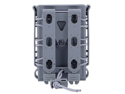 Big Foot M4/AK Fast Magazine Pouch (Polymer - Adjustable Elasticated Retention - Urban Grey)