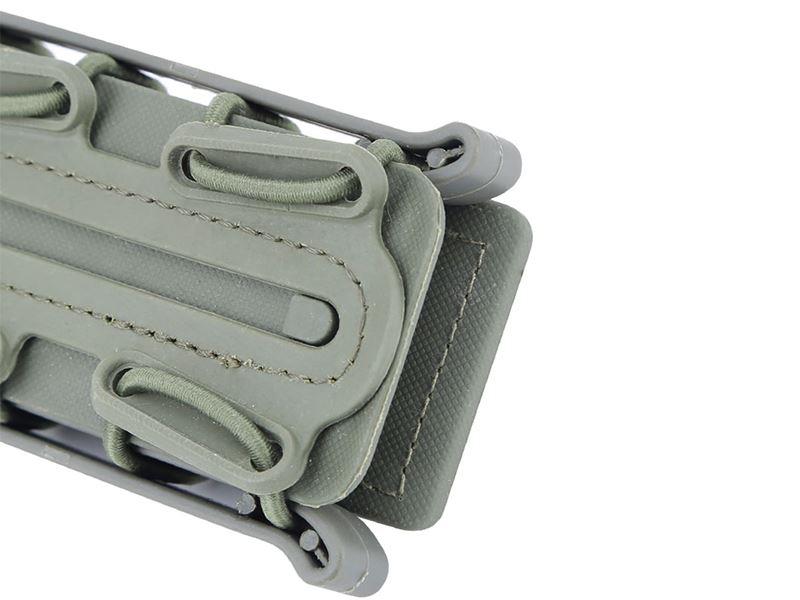 Big Foot Pistol Fast Magazine Pouch (Polymer - Adjustable Elasticated Retention - OD)