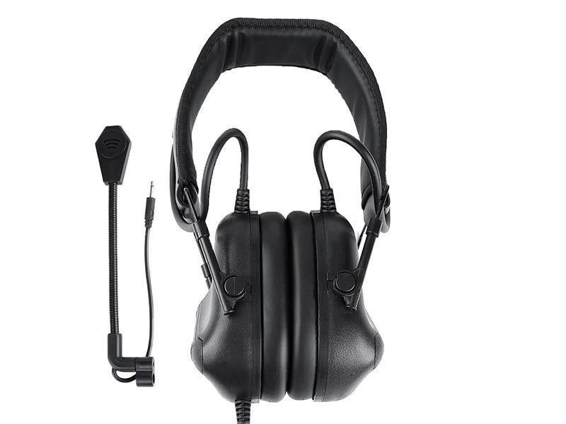 Big Foot Fifth Generation Sound Pickup and Noise Reduction Headset Simulator (Helmet Wearing - Black)
