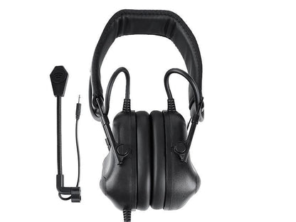 Big Foot Fifth Generation Sound Pickup and Noise Reduction Headset Simulator (Helmet Wearing - Black)