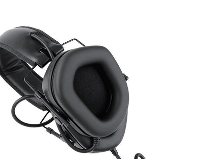 Big Foot Fifth Generation Sound Pickup and Noise Reduction Headset Simulator (Helmet Wearing - Black)